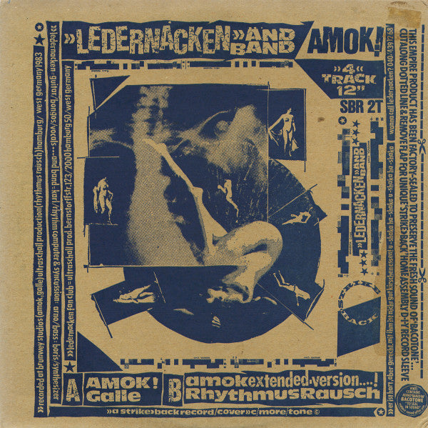 Ledernacken - Amok! (Vinyl, 12", 45 RPM) Very Good Plus (VG+) / Very Good Plus (VG+)