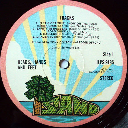 Heads Hands & Feet - Tracks (Vinyl, LP, Album, Stereo) Very Good (VG) / Very Good (VG)