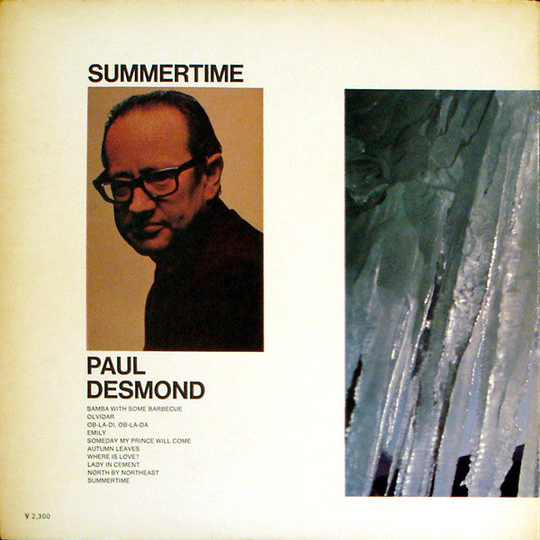 Paul Desmond - Summertime (Vinyl, LP, Album) Very Good Plus (VG+) / Very Good (VG)