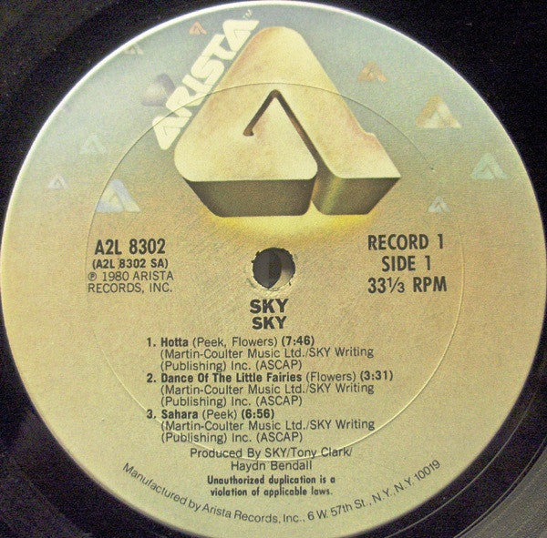 Sky (4) - Sky (2xVinyl, LP, Album) Very Good (VG) / Very Good (VG)