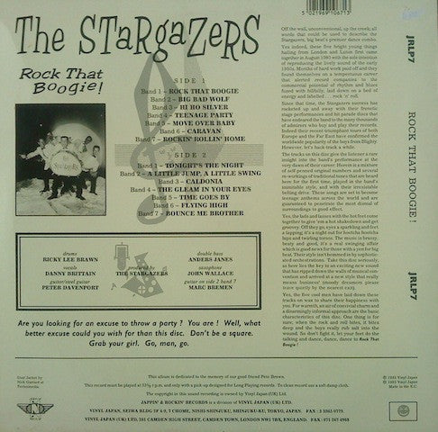 The Stargazers (2) - Rock That Boogie (Vinyl, LP, Compilation) Very Good Plus (VG+) / Very Good Plus (VG+)