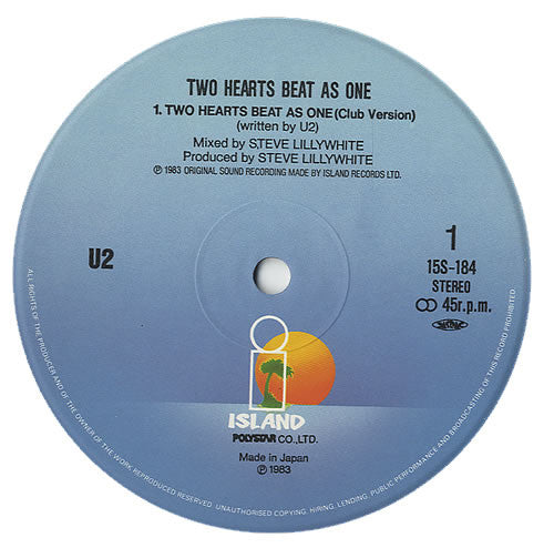 U2 - Two Hearts Beat As One (Vinyl, 12", 45 RPM)