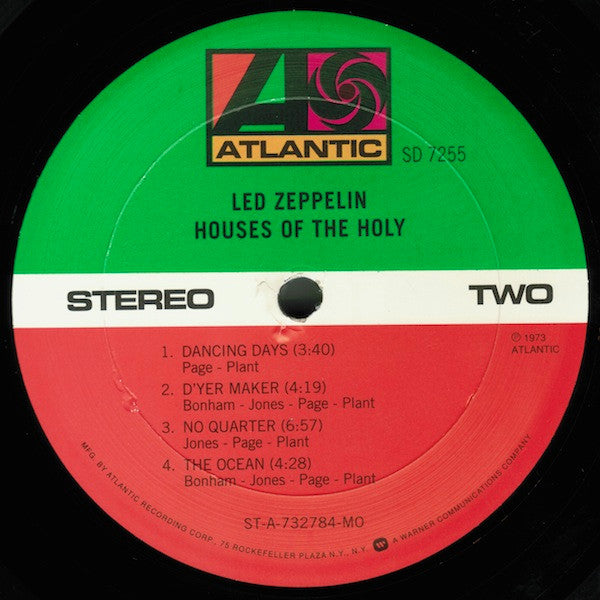 Led Zeppelin - Houses Of The Holy (Vinyl, LP, Album, Reissue, Stereo) Very Good Plus (VG+) / Very Good Plus (VG+)