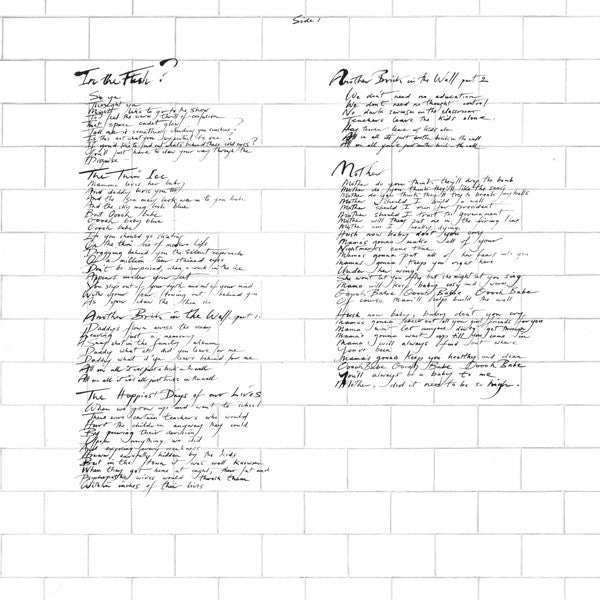 Pink Floyd - The Wall (Vinyl, LP, Album, Stereo)