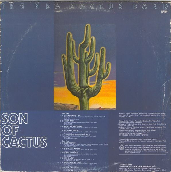 The New Cactus Band - Son Of Cactus (Vinyl, LP, Album, Stereo) Very Good Plus (VG+) / Very Good Plus (VG+)