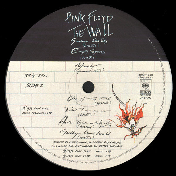 Pink Floyd - The Wall (Vinyl, LP, Album, Stereo)