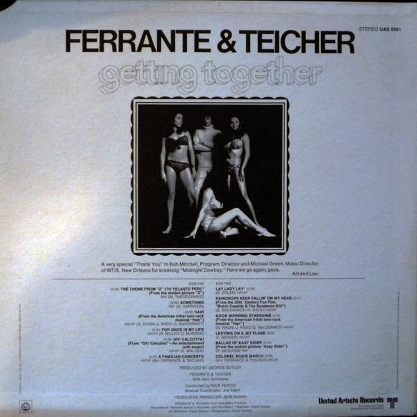 Ferrante & Teicher - Getting Together (Vinyl, LP, Album, Stereo) Very Good (VG) / Very Good (VG)
