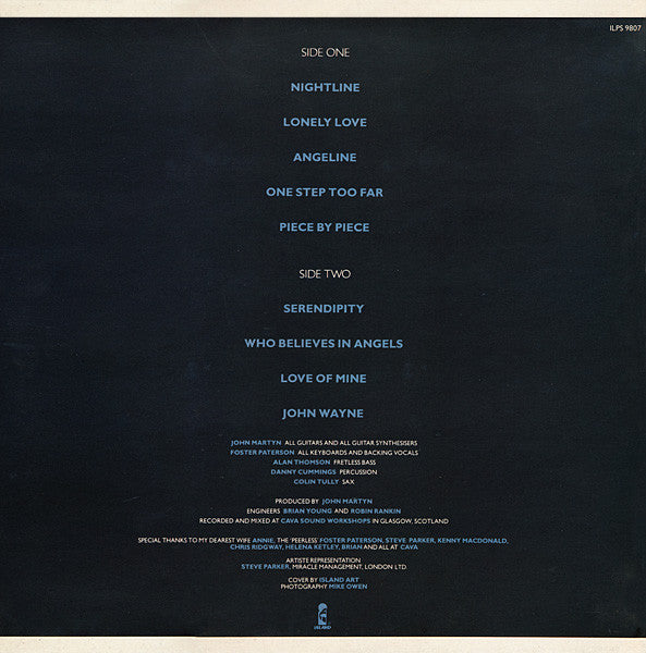 John Martyn - Piece By Piece (Vinyl, LP, Album) Very Good Plus (VG+) / Very Good Plus (VG+)