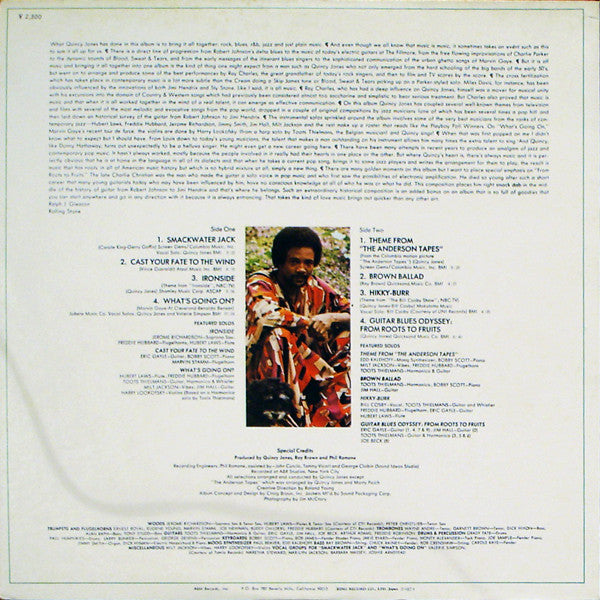 Quincy Jones - Smackwater Jack (Vinyl, LP, Album)