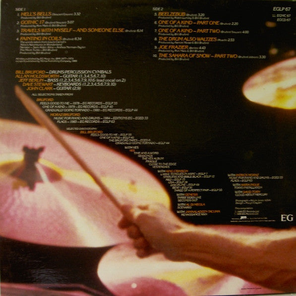 Bill Bruford - Master Strokes 1978-1985 (Vinyl, LP, Compilation) Very Good Plus (VG+) / Very Good (VG)