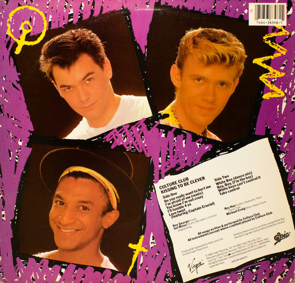 Culture Club - Kissing To Be Clever (Vinyl, LP, Album, Stereo) Very Good (VG) / Very Good (VG)