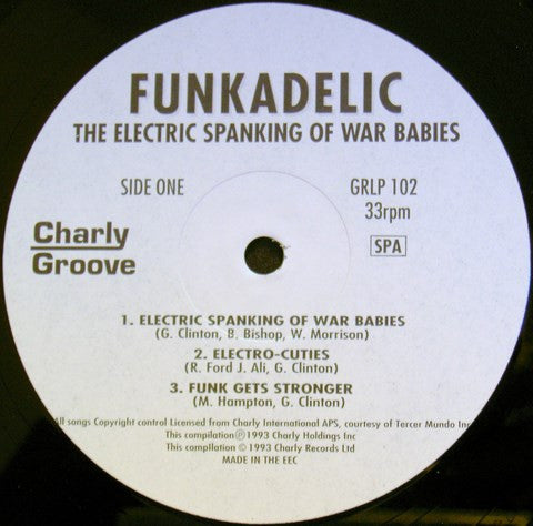 Funkadelic - The Electric Spanking Of War Babies (Vinyl, LP, Album, Reissue) Near Mint (NM or M-) / Very Good Plus (VG+)