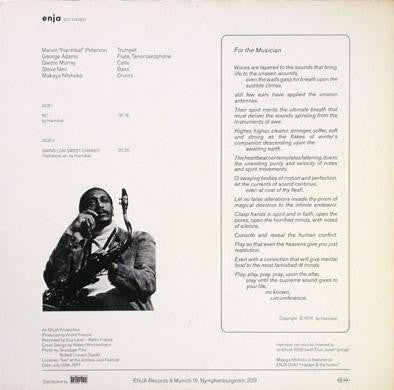 Hannibal Marvin Peterson - In Antibes (Vinyl, LP, Album) Very Good Plus (VG+) / Good Plus (G+)