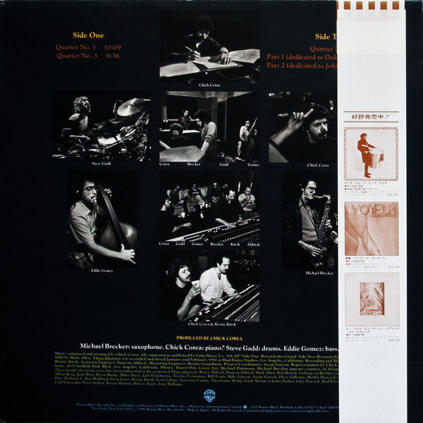 Chick Corea - Three Quartets (Vinyl, LP, Album)