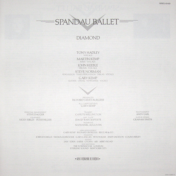Spandau Ballet - Diamond (Vinyl, LP, Album)