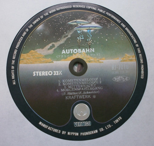 Kraftwerk - Autobahn = アウトバーン (Vinyl, LP, Album) Very Good Plus (VG+) / Very Good (VG)