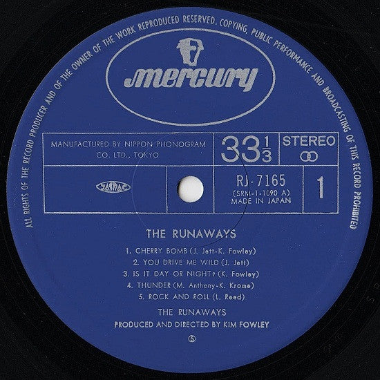 The Runaways - The Runaways (Vinyl, LP, Album, Reissue)