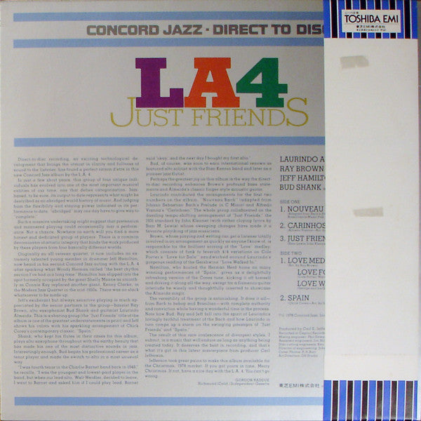 LA4 - Just Friends (Vinyl, LP, Album, Stereo)