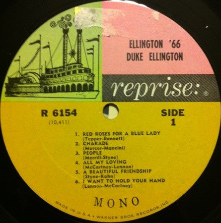 Duke Ellington - Ellington '66 (Vinyl, LP, Album, Mono) Very Good (VG) / Good Plus (G+)