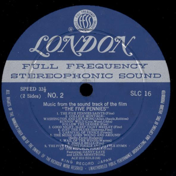 Danny Kaye (2) - The Five Pennies (Vinyl, LP, Album) Very Good (VG) / Very Good (VG)