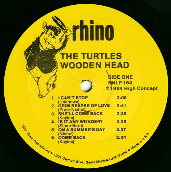 The Turtles - Wooden Head (Vinyl, LP, Album, Compilation, Reissue)