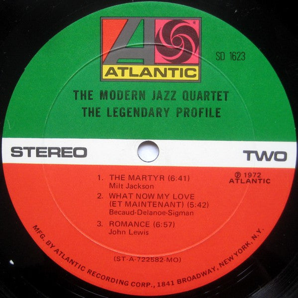 The Modern Jazz Quartet - The Legendary Profile (Vinyl, LP, Album, Stereo) Very Good Plus (VG+) / Very Good Plus (VG+)
