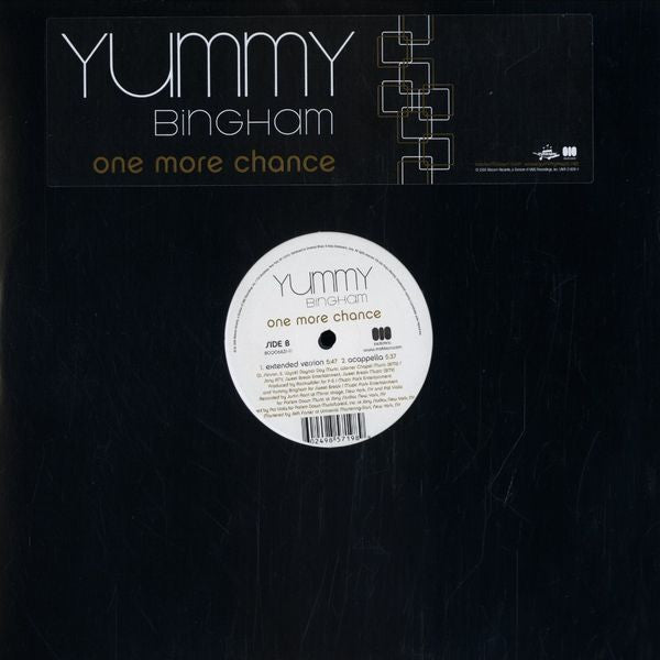 Elizabeth "Yummy" Bingham - One More Chance (Vinyl, 12") Very Good Plus (VG+) / Very Good Plus (VG+)