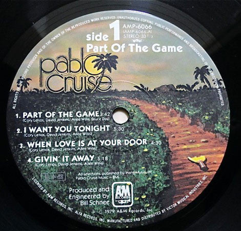 Pablo Cruise - Part Of The Game (Vinyl, LP, Album)