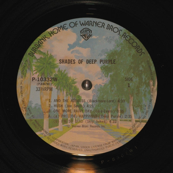 Deep Purple - Shades Of Deep Purple (Vinyl, LP, Album, Reissue) Near Mint (NM or M-) / Very Good Plus (VG+)