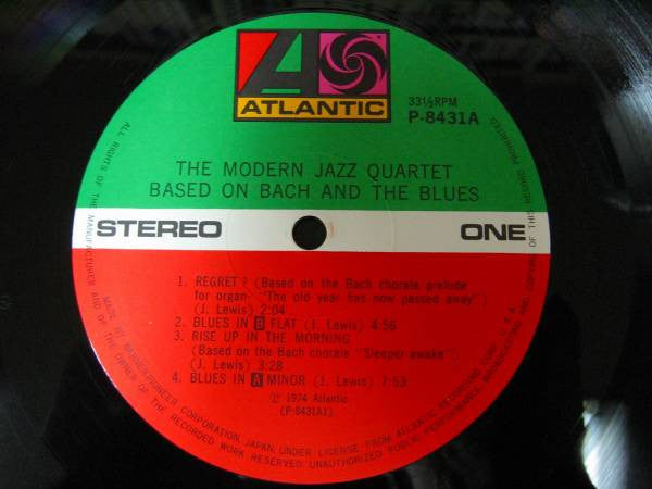 The Modern Jazz Quartet - Based On Bach & The Blues (Vinyl, LP, Album) Very Good (VG) / Very Good (VG)