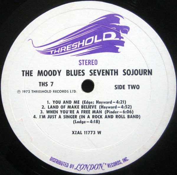 The Moody Blues - Seventh Sojourn (Vinyl, LP, Album, Stereo) Good Plus (G+) / Good (G)