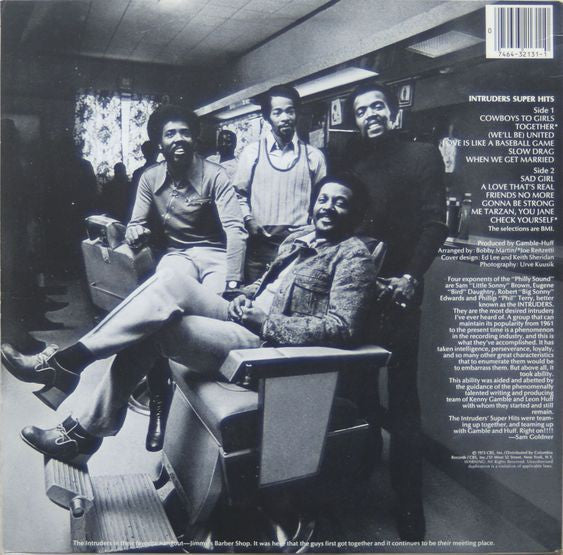 The Intruders - Super Hits (Vinyl, LP, Compilation, Reissue, Repress) Good Plus (G+) / Very Good (VG)