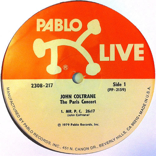 John Coltrane - The Paris Concert (Vinyl, LP, Album)