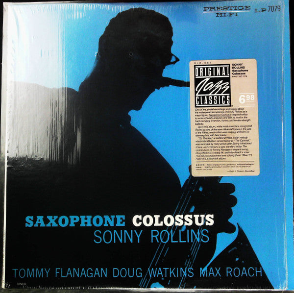 Sonny Rollins - Saxophone Colossus (Vinyl, LP, Album, Reissue, Remastered, Mono) Near Mint (NM or M-) / Very Good Plus (VG+)