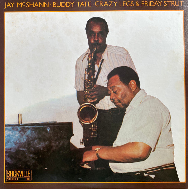 Jay McShann - Crazy Legs & Friday Strut (Vinyl, LP, Album, Promo) Very Good Plus (VG+) / Very Good (VG)