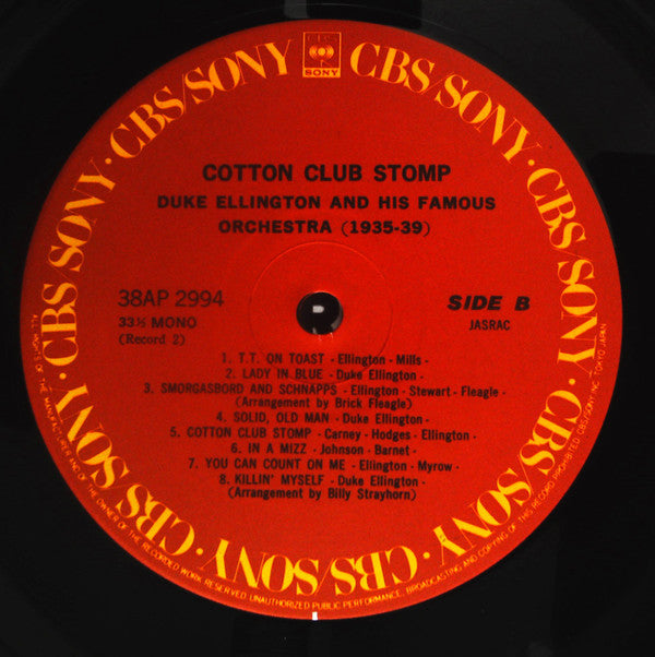 Duke Ellington And His Orchestra - Cotton Club Stomp (1935-39) (2xVinyl, LP, Compilation, Reissue) Near Mint (NM or M-) / Very Good Plus (VG+)