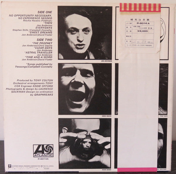 Yes - Time And A Word (Vinyl, LP, Album) Near Mint (NM or M-) / Very Good (VG)