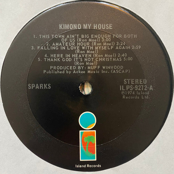 Sparks - Kimono My House (Vinyl, LP, Album, Reissue, Stereo) Very Good Plus (VG+) / Very Good Plus (VG+)