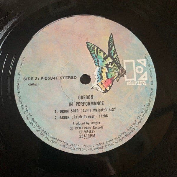 Oregon - In Performance (2xVinyl, LP, Album) Very Good Plus (VG+) / Very Good Plus (VG+)