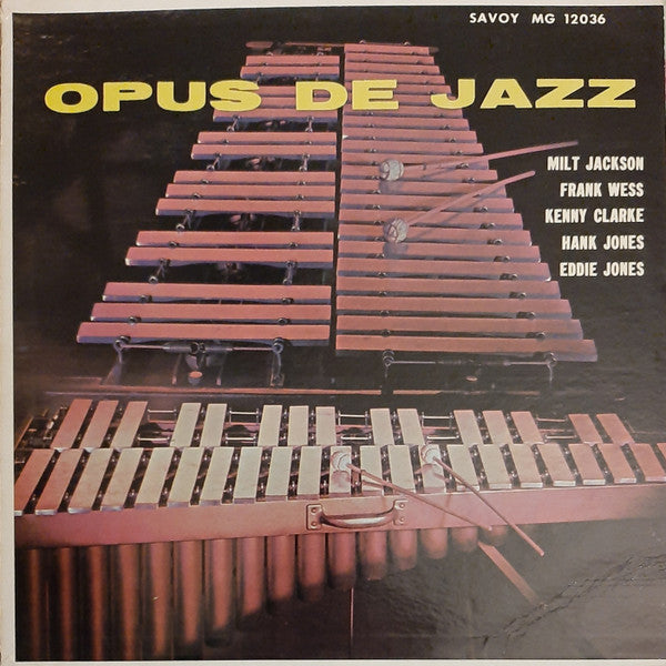Milt Jackson - Opus De Jazz (Vinyl, LP, Album, Reissue, Mono) Very Good Plus (VG+) / Very Good Plus (VG+)