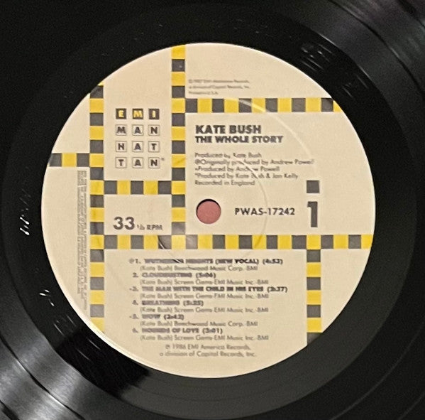 Kate Bush - The Whole Story (Vinyl, LP, Compilation) Near Mint (NM or M-) / Near Mint (NM or M-)