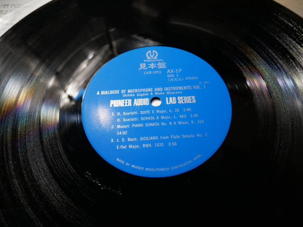 Meiko Miyazawa - A Dialogue Of Microphones & Instruments vol.1 (Vinyl, LP, Promo) Very Good Plus (VG+) / Very Good Plus (VG+)