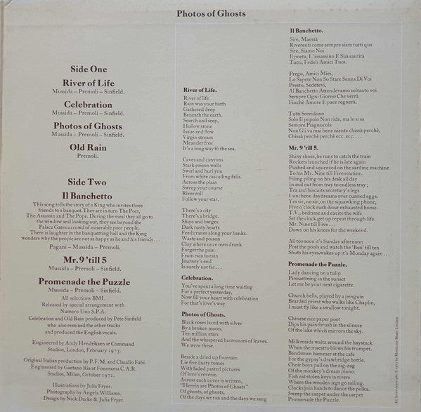 Premiata Forneria Marconi - Photos Of Ghosts (Vinyl, LP, Album)