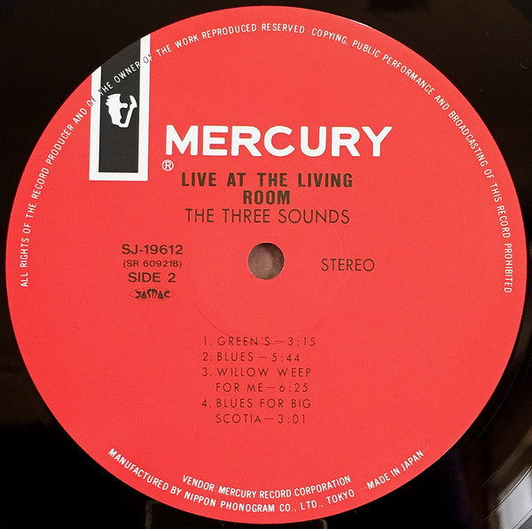 The Three Sounds - Live At The Living Room (Vinyl, LP, Album, Reiss...