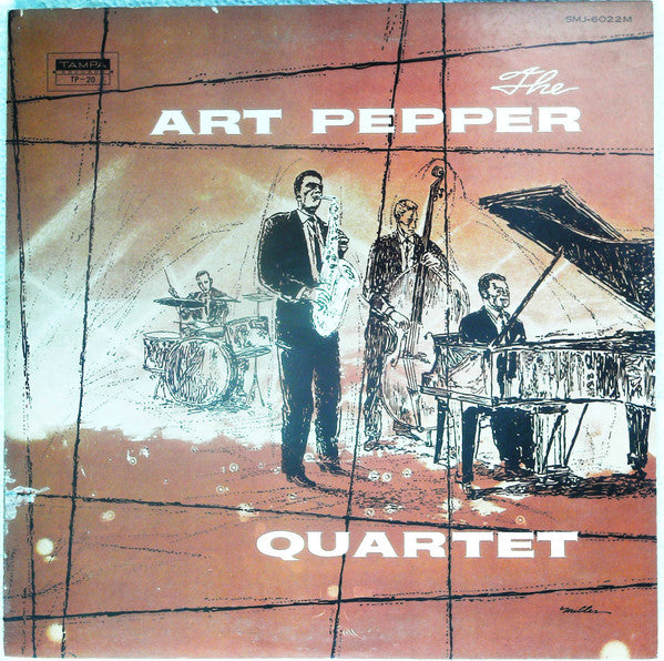 Art Pepper Quartet - The Art Pepper Quartet (Vinyl, LP, Promo, Reissue, Mono) Good Plus (G+) / Good (G)