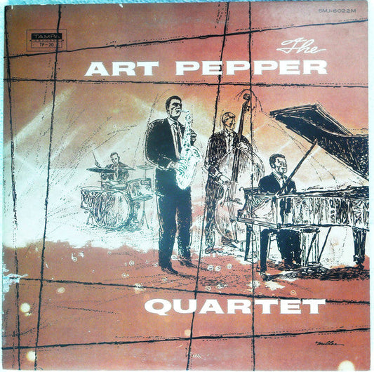 Art Pepper Quartet - The Art Pepper Quartet (Vinyl, LP, Promo, Reissue, Mono) Good Plus (G+) / Good (G)
