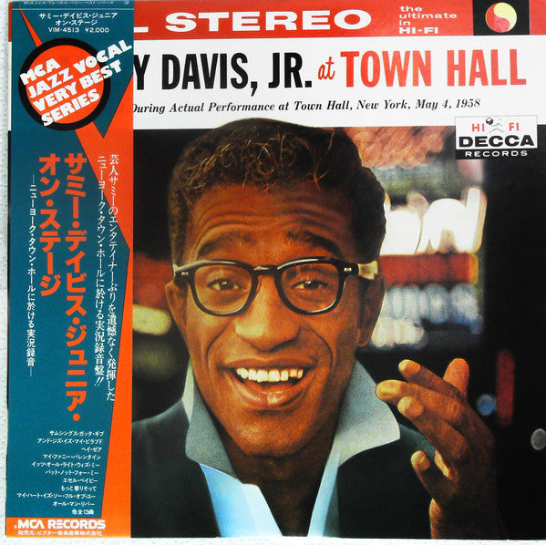 Sammy Davis Jr. - Sammy Davis, Jr. At Town Hall (Vinyl, LP, Reissue) Good Plus (G+) / Very Good (VG)