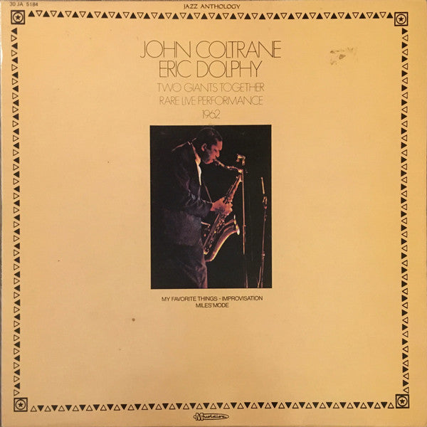 John Coltrane - Two Giants Together (Rare Live Performance 1962) (Vinyl, LP, Reissue) Very Good (VG) / Good Plus (G+)