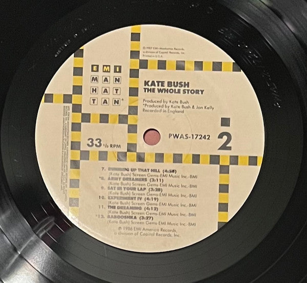 Kate Bush - The Whole Story (Vinyl, LP, Compilation) Near Mint (NM or M-) / Near Mint (NM or M-)