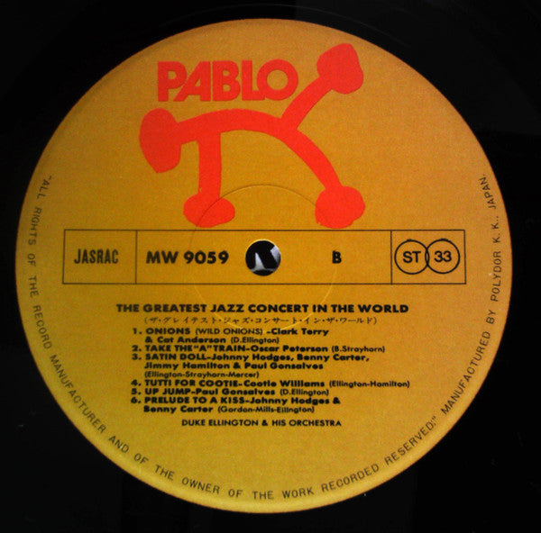 Various - The Greatest Jazz Concert In The World (4xBox Set, Vinyl, LP, Album, Reissue) Good Plus (G+) / Good Plus (G+)